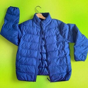 Uniqlo Kids Vibrant Blue Puffer Jacket
